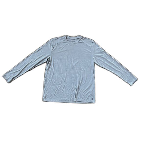 FREE FLY Gray Long Sleeve Pullover Fishing Shirt Top    Mens Size Large - Picture 3 of 10